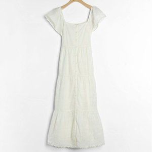 Anthropologie Livienne Eyelet Maxi Dress